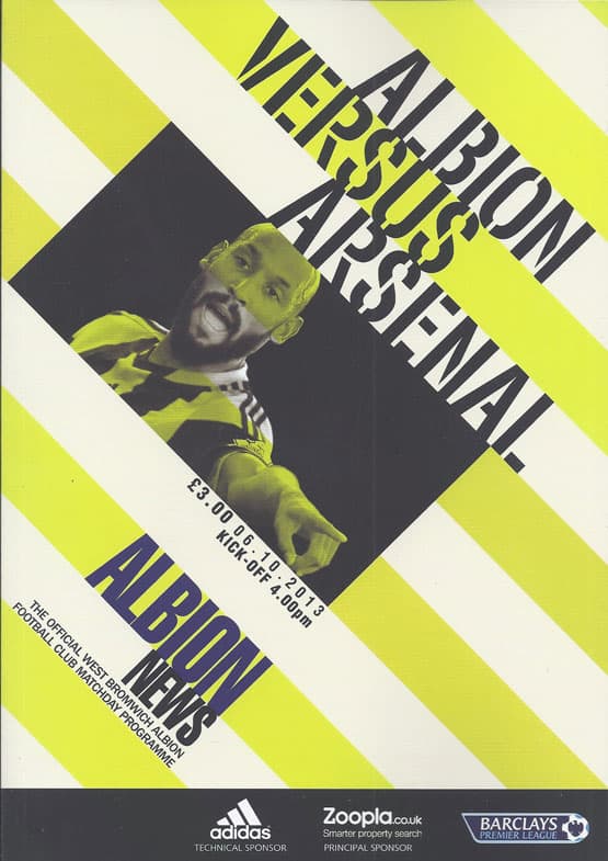 West Bromwich Albion FC  v Arsenal FC